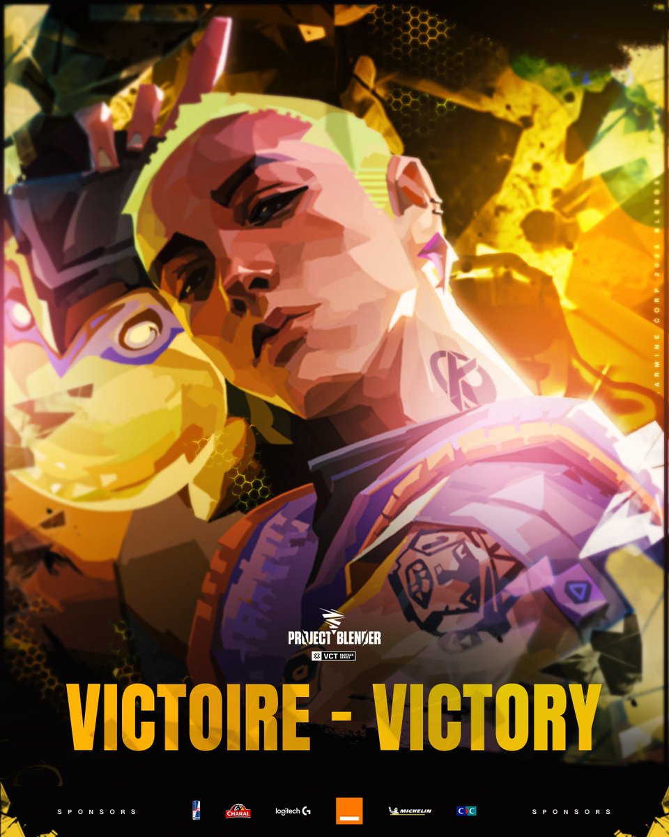 TOUJOURS INVAINCU !! 💪 

Notre roster mix continue sa série de victoires dans le Project Blender. Prochain rendez-vous : vendredi 🔥 
#KCORP