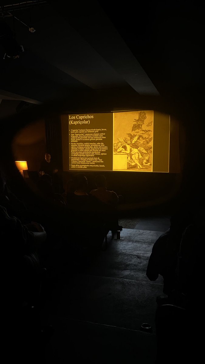 Dün Ankara Kült Kavaklıdere Sineması'nda yaptığım Francisco Goya seminerinden...

Katılım gösteren herkese çok teşekkür ederim 🖤