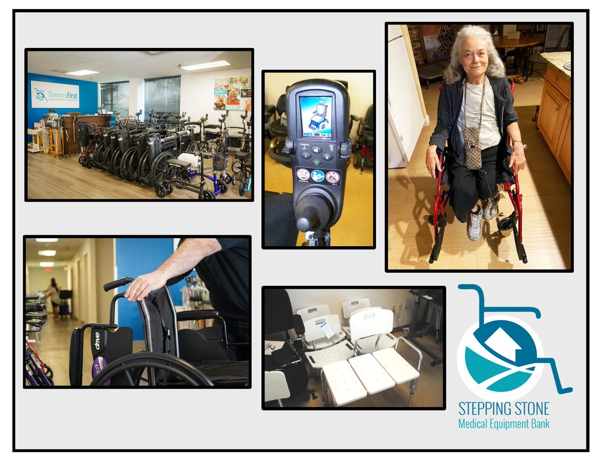 Thanks to a $3,750 grant from the J. Milton &amp; Nellie E. Hoffa Memorial Foundation, our Stepping Stone Medical Equipment Bank will supply over a dozen seniors with the equipment they need to live safely, increase mobility &amp; regain their independence. We are so grateful! Thank you!