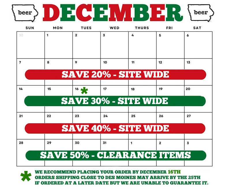 Take a look at our online sales to wrap up 2025.  We will be shipping each day as orders come in.  Take advantage of these savings, especially on sweatshirts and our newly released bike jerseys.
craftbeertent.square.site