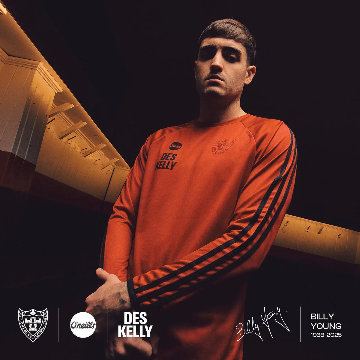 TheShirtUnion's tweet image. 🟥| @bfcdublin Home 2026

@ONeills1918 have a pulled a blinder here 👏

In memory of Billy Young and inspired by the shirt worn 50 years ago by their cup winning team 🙌

Proper retro look and feel to this 👍