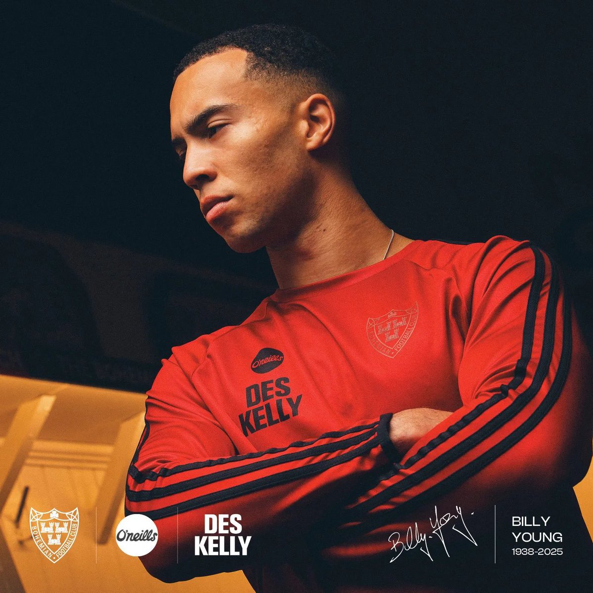 TheShirtUnion's tweet image. 🟥| @bfcdublin Home 2026

@ONeills1918 have a pulled a blinder here 👏

In memory of Billy Young and inspired by the shirt worn 50 years ago by their cup winning team 🙌

Proper retro look and feel to this 👍