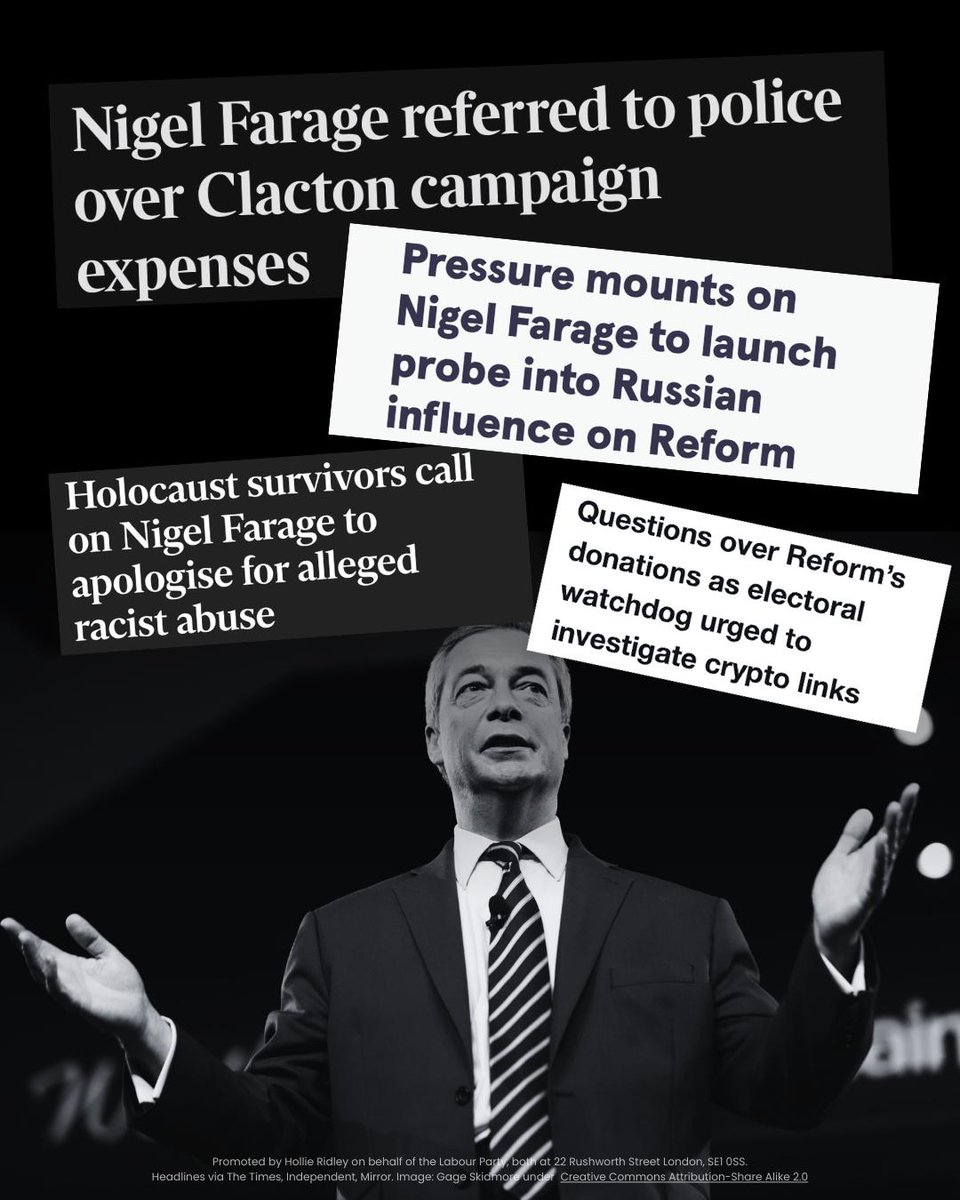 Nigel Farage has been unusually quiet today. 

Can't help thinking there's more than a few things he doesn't want to talk about...