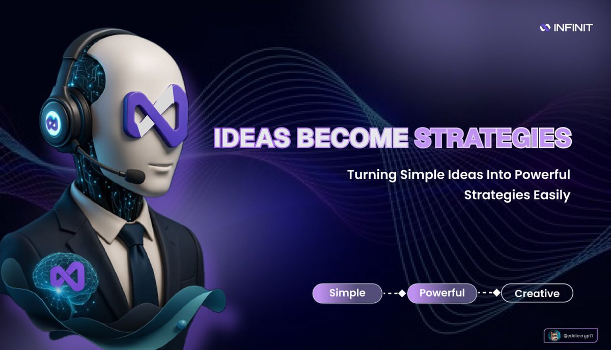 eddiecrypt1's tweet image. Happy new week, champs, let's see some green candles this week, but let's dive into this 👇

Imagine you walk into a shop with an idea in your head and say:
“I want something that buys crypto cheap on one chain and sells it high on another.”

Normally, you’d need:
➤ A dev
➤ A…