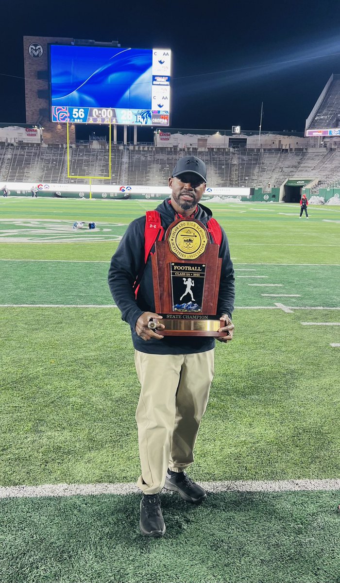 As a coach: I couldn’t be more proud of the men on staff. Overcame many obstacles and finished the job. 
My position group: Hat’s off to these young men. Guys stepped up when their name was called. 
As a father, I couldn’t be more proud.
2x 5A State Champ <a href="/CCNextLevelFB/">Cherry Creek Next Level 🏈</a> <a href="/CreekFB/">Cherry Creek Football</a>