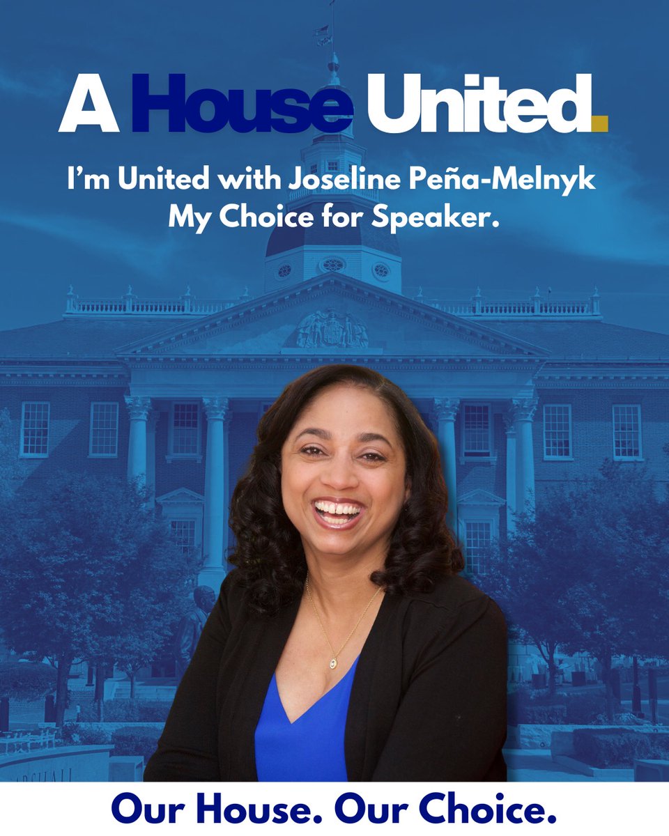 We are making history here in Maryland. #ourhouseourchoice
