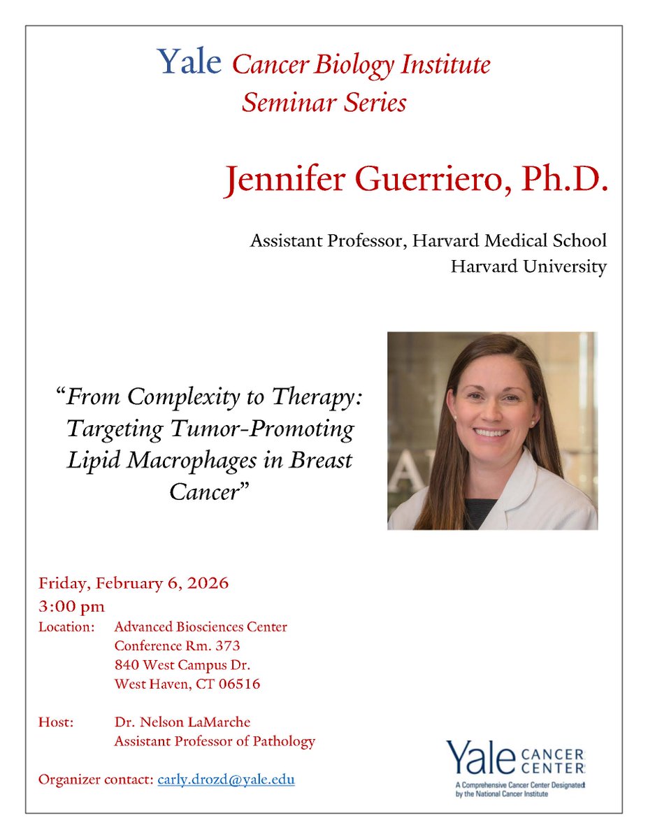 Yale Cancer Biology Institute tweet media