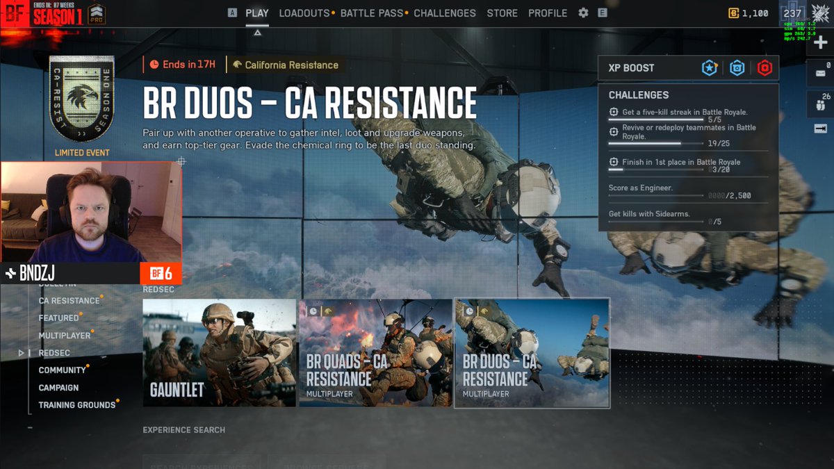 Petit live sur redsec / multi #Battlefield

twitch.tv/bndzj
twitch.tv/bndzj