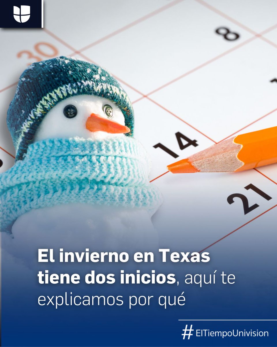 El invierno no empieza igual para todos: aquí va la razón 👉🏻 uni.vi/XBYc106rrYk
#ElTiempoUnivision