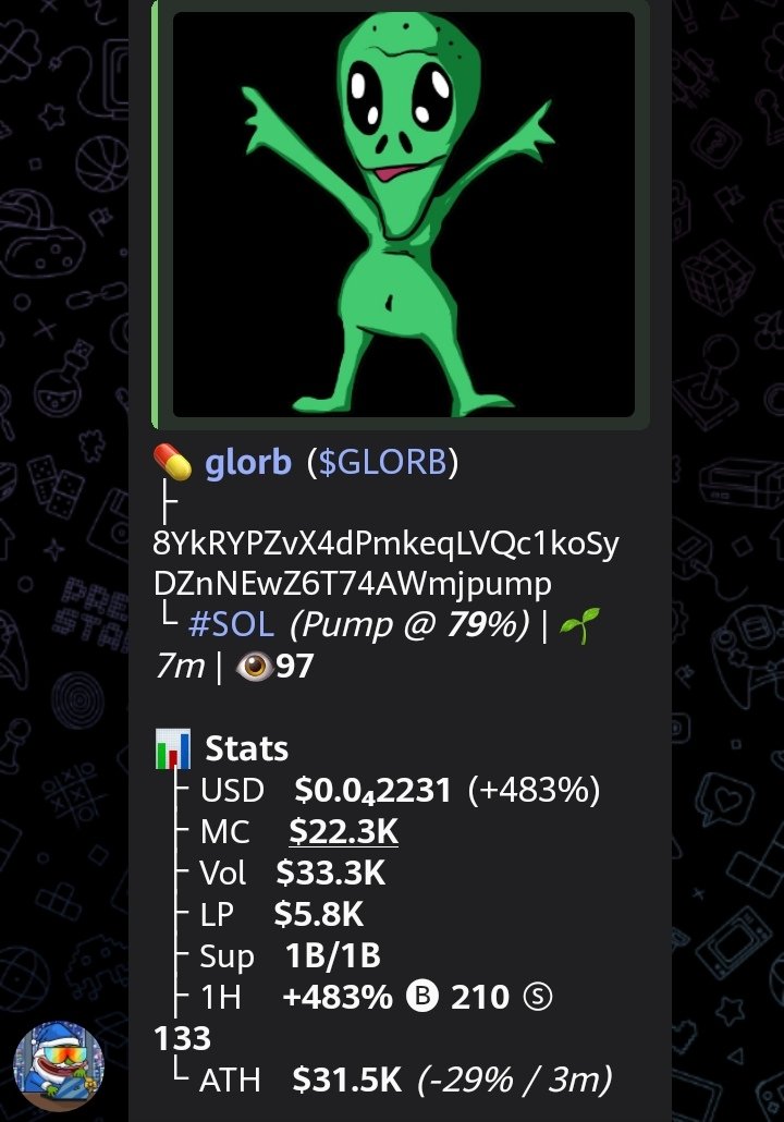 dehunter0's tweet photo. Watch your entry on $GLORB
Ca>>
8YkRYPZvX4dPmkeqLVQc1koSyDZnNEwZ6T74AWmjpump
#glorb #helevier #invest #memecoin #Crypto #DOGE #binance https://t.co/Av4bp5Ywrq