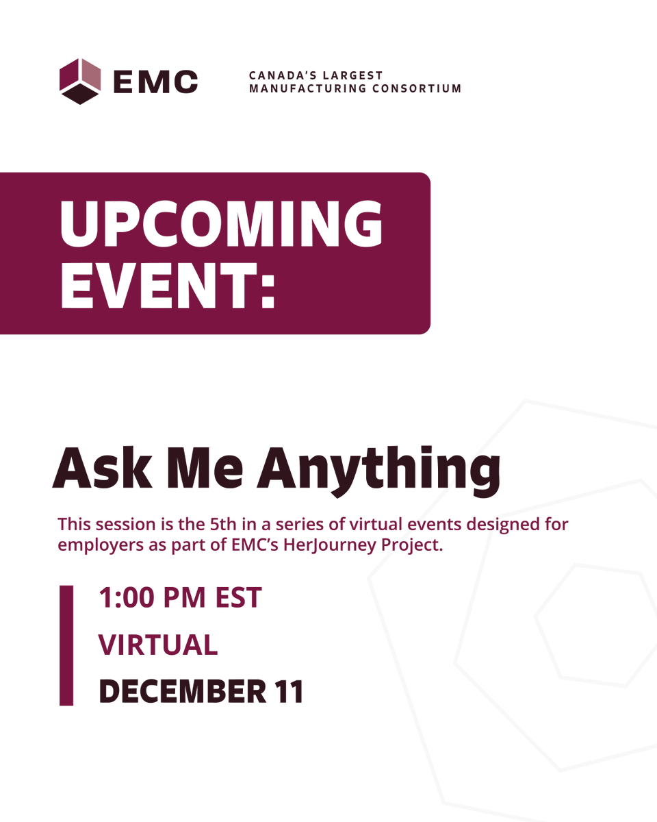 MfgGPS's tweet photo. This candid, moderated Q&amp;A session allows employers to anonymously ask questions about gender inclusion in trades. Our speaker will share direct experiences, practical advice, and honest insights while addressing your toughest questions. Register here: https://t.co/amlFzrIy0P https://t.co/GNS7BdB1o4