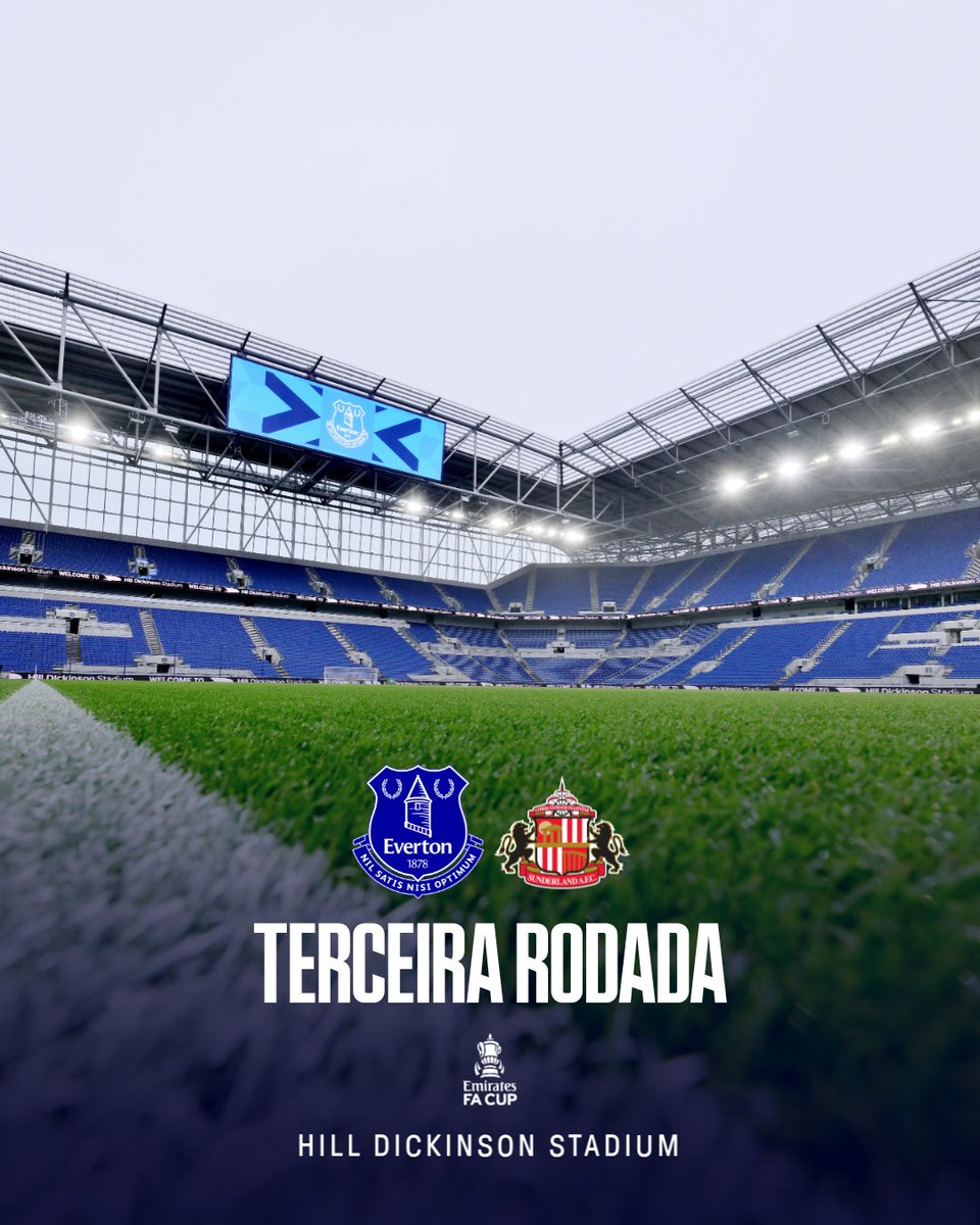 Na Terceira Rodada da <a href="/EmiratesFACup/">Emirates FA Cup</a> enfrentaremos o <a href="/SunderlandAFC/">Sunderland AFC</a>!  🏆