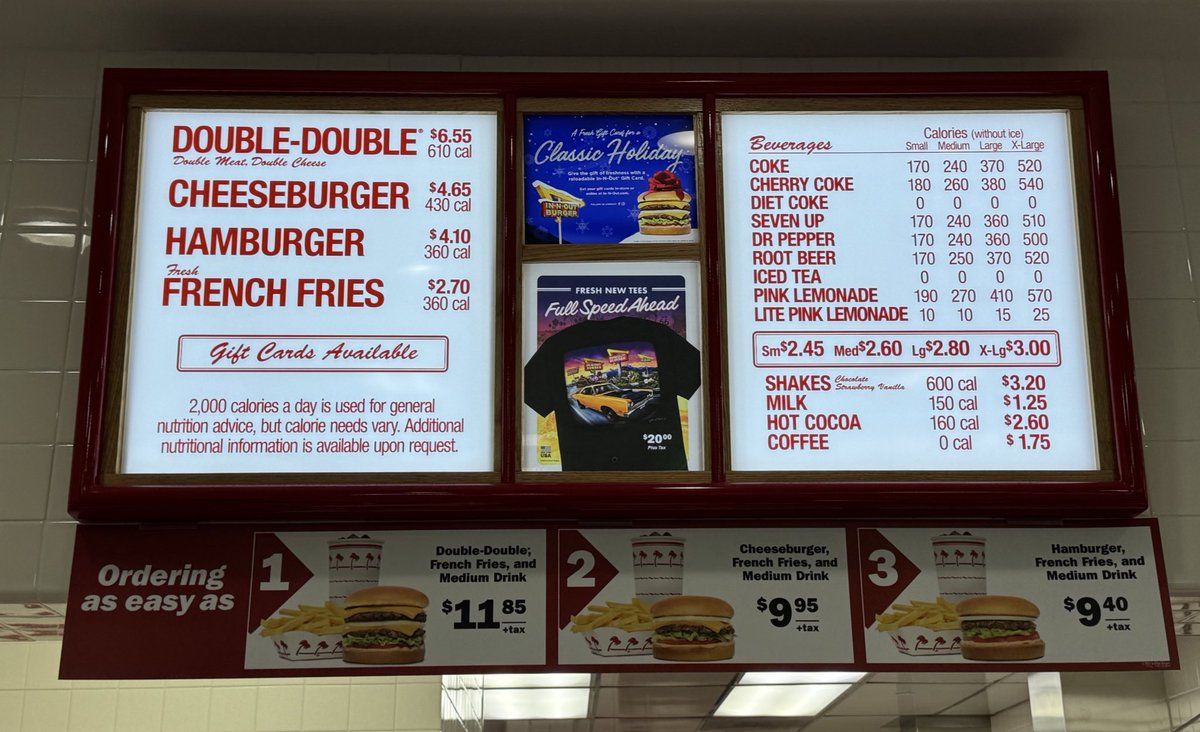 The In N Out at Linq Promenade quietly raised prices a bit last week. As  always, still a great deal.