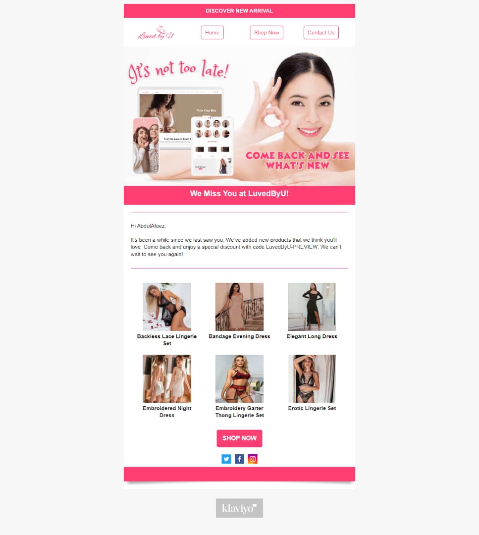 Homeric23's tweet photo. I design high-converting Klaviyo emails that turn visitors into buyers.
Here are some of my recent works Win-Back, Browse Abandonment &amp; Welcome Offer emails.
If you want clean designs, strong copy, and real results… I’m the one for the job. 

#EmailMarketing #KlaviyoExpert https://t.co/JCeMSycJQX