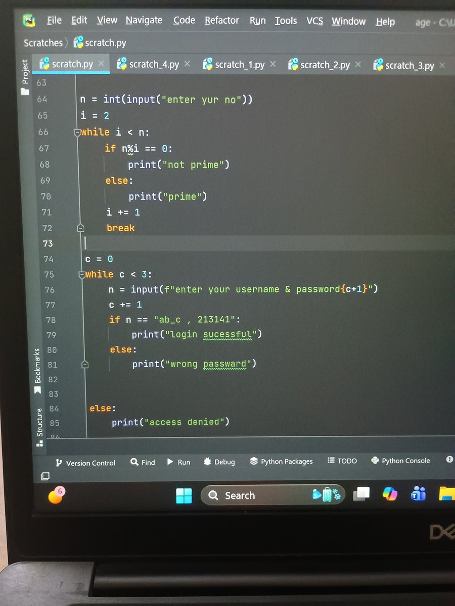 shriy_nsh's tweet image. Can you guess the out come .👇
Did 2 more worth it honestly. When I am new to this it feels great so solve @clcoding @Python_Dv @python_spaces @PythonPr @ThePSF #Python #pythonwebframework #pythondaymx #pythononlinecourse #pythonframework