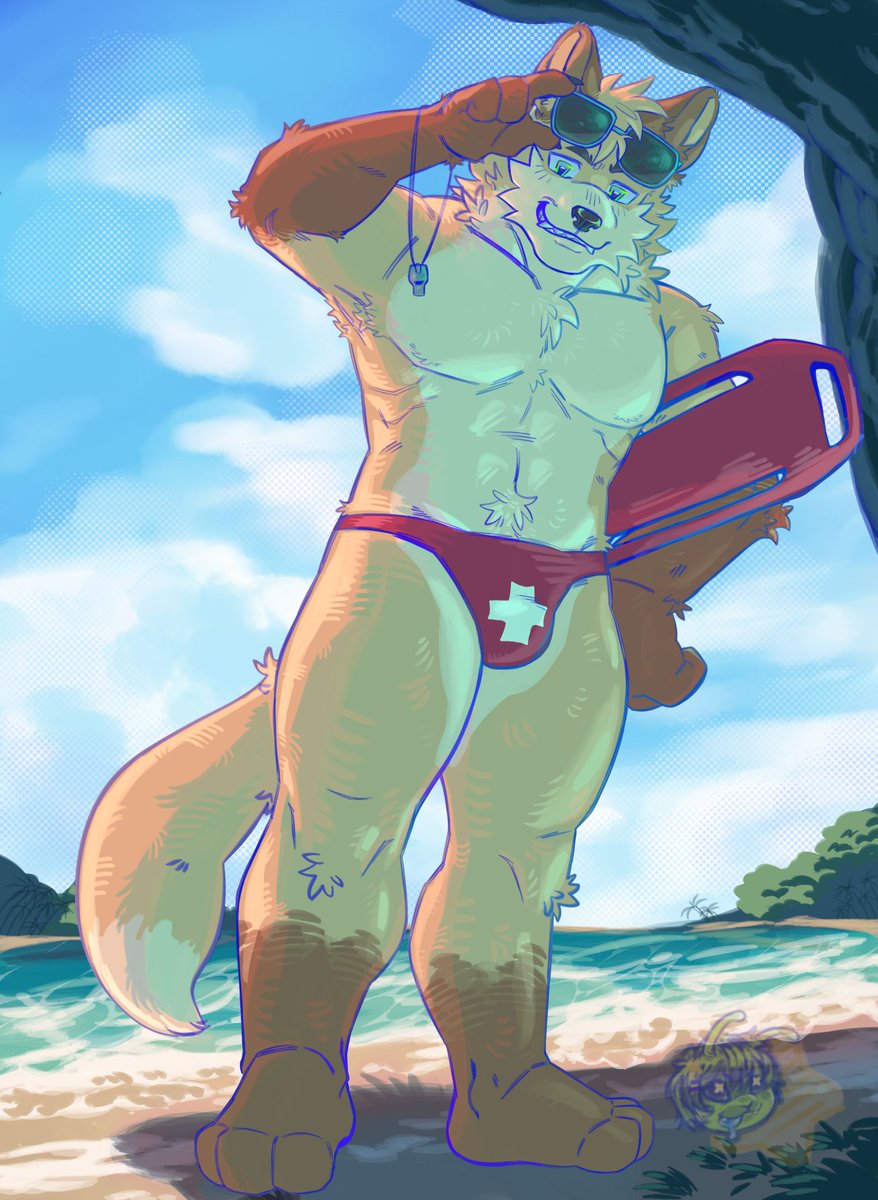 Lifeguard! 🦊🛟✨