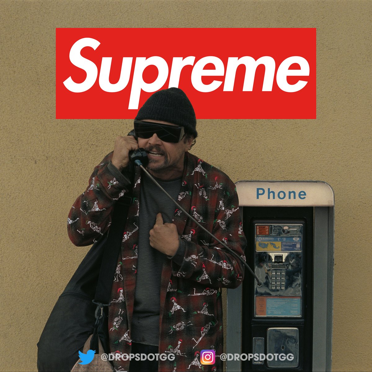 Supreme x Hanes Holiday Pajama Set will be releasing this week