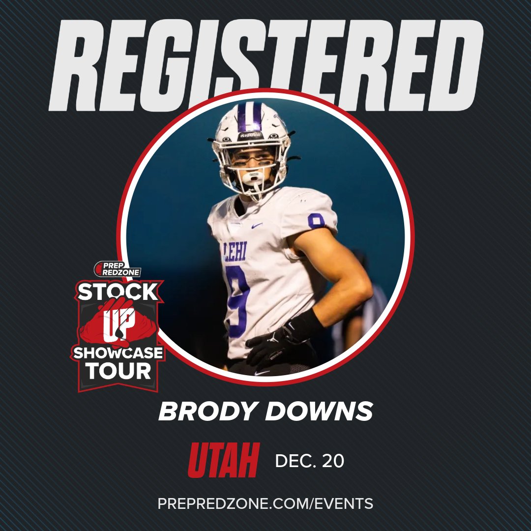 PrepRedzoneUT's tweet image. 𝙍𝙀𝙂𝙄𝙎𝙏𝙀𝙍𝙀𝘿‼️

These top prospects are headed to Riverton on December 20th for the Utah Stock Up Showcase! @SamanuTuaone @lance_whitford @brodydowns8 @Andy_Pham1 

Don’t miss your chance to get noticed - register today: events.prepredzone.com/e/2123/registe…