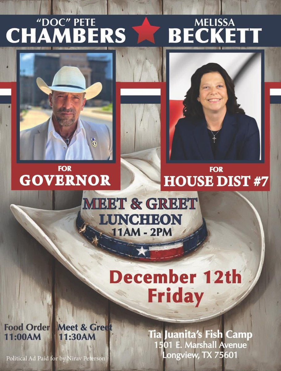 matlockfortexas's tweet image. Here’s another chance Longview