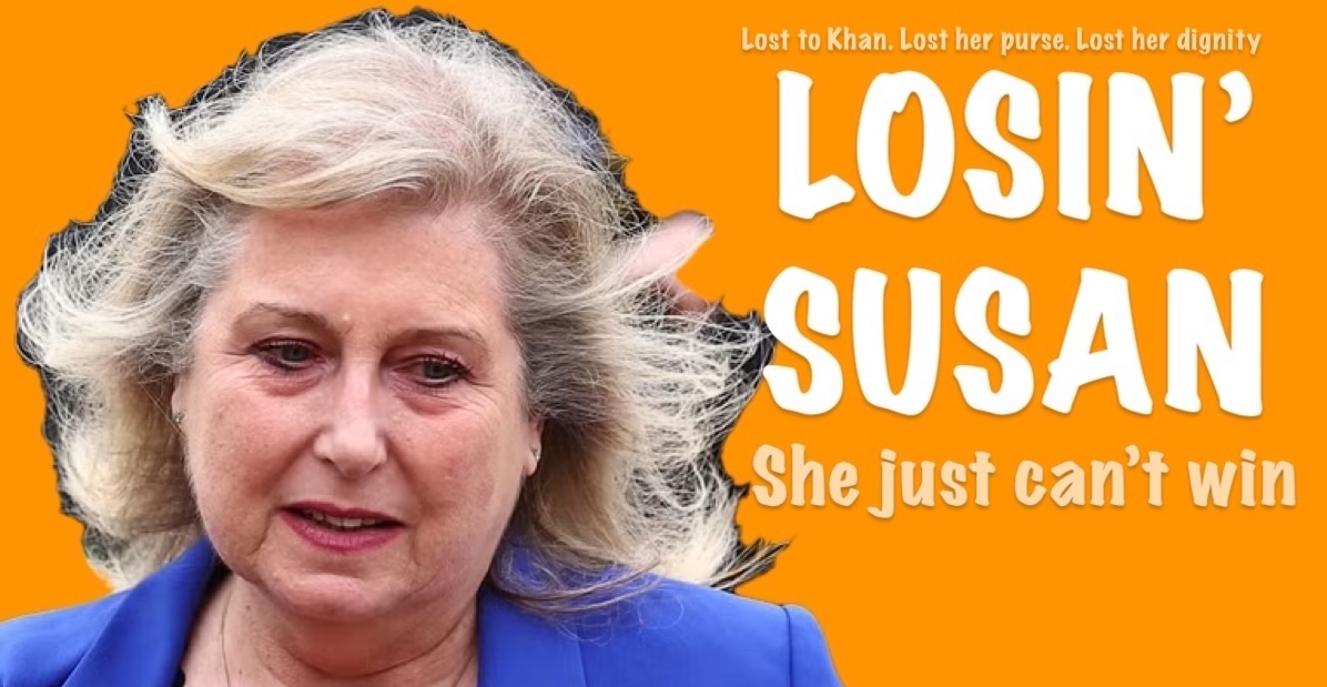 TerTranslator's tweet image. .
And if anyone knows all about being a total embarrassment, it's Losin' Susan
.