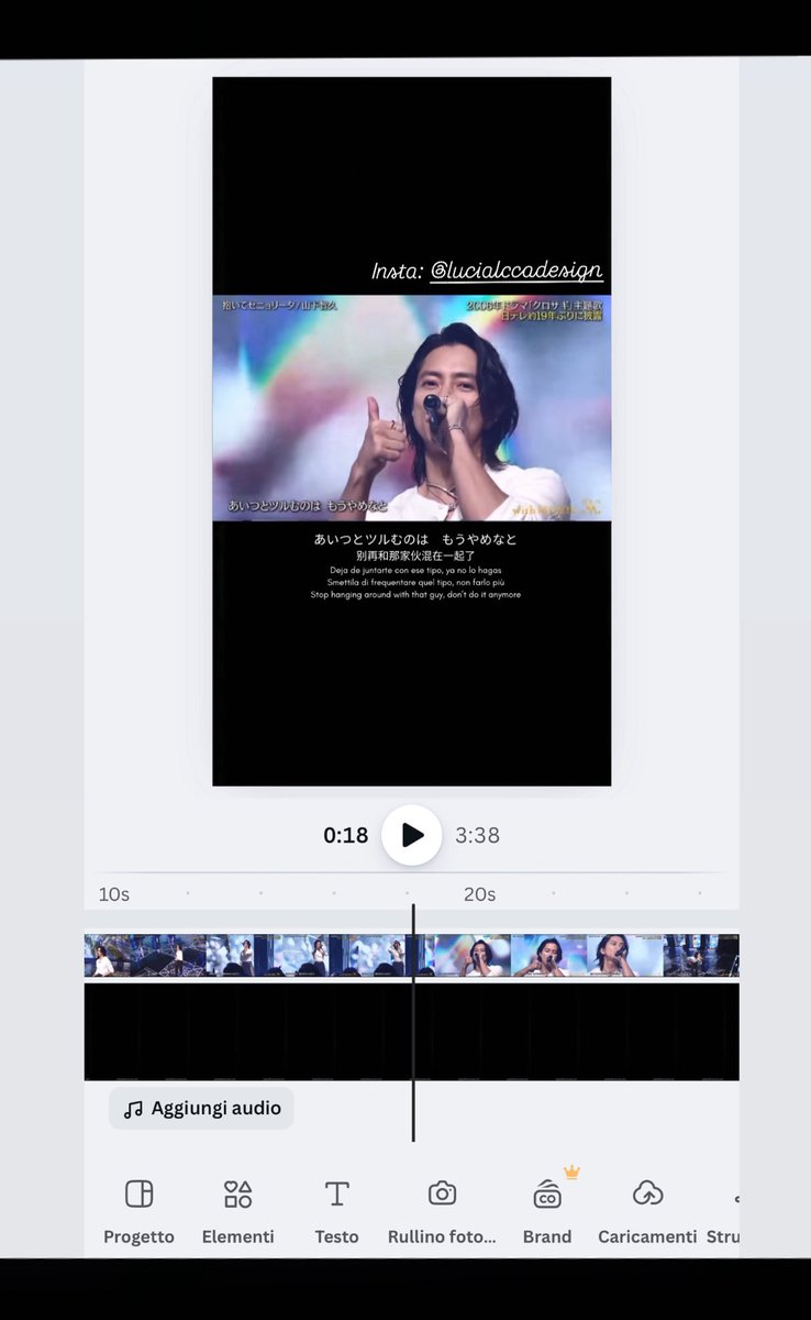 みなさんこんにちは~
今、「抱いてセニョリータ」という大好きな曲を翻訳しているところです 🤍ずっと歌ってきた私のお気に入りなので、今回は中国語・スペイン語・イタリア語・英語の4言語に翻訳してみました。
気に入ってもらえたら嬉しいです🤍 💐
#山下智久 #山P #抱いてセニョリータ #TheArtist