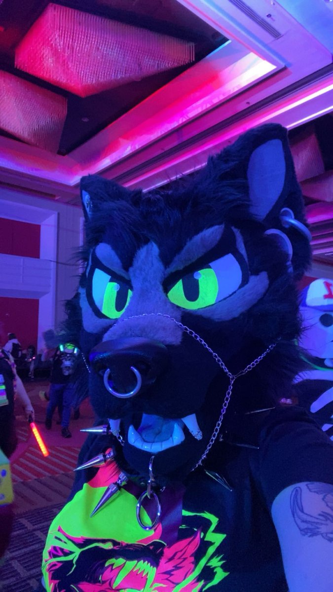 #PCD hittin, #midwestfurfest my beloved. #fursuit #fursuiter