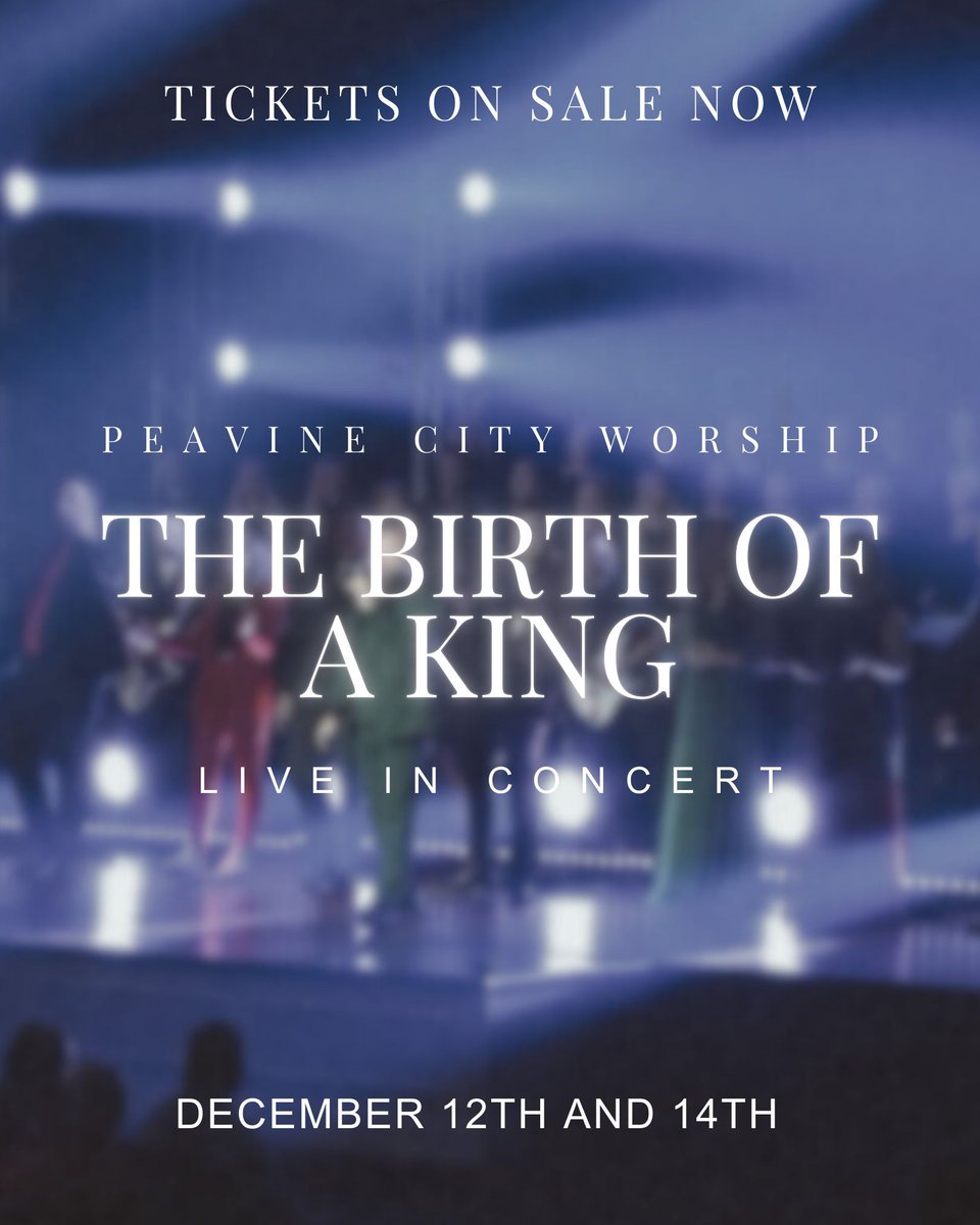 This Friday, December 12th and Sunday, December 14th! Celebrate the joy of Christmas with us at the Peavine City Worship Christmas concert, “The Birth of a King.” Gather your friends and family for a powerful and heartwarming night centered on the true meaning of the season.