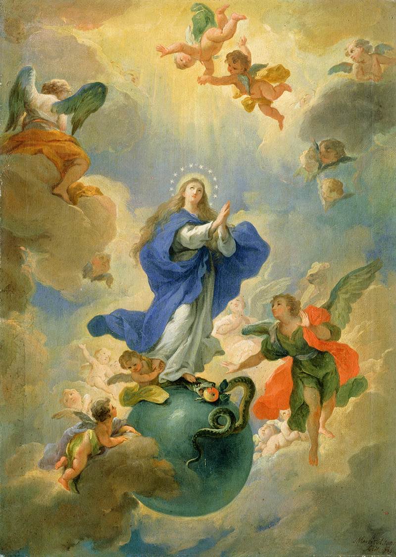 Happy Feast of the Conception of the Blessed Virgin Mary!

O God, mercifully hear the supplication of thy servants; that we who are assembled together on the Conception of the Virgin Mother of God, may at her intercession be delivered by thee from the dangers which beset us.