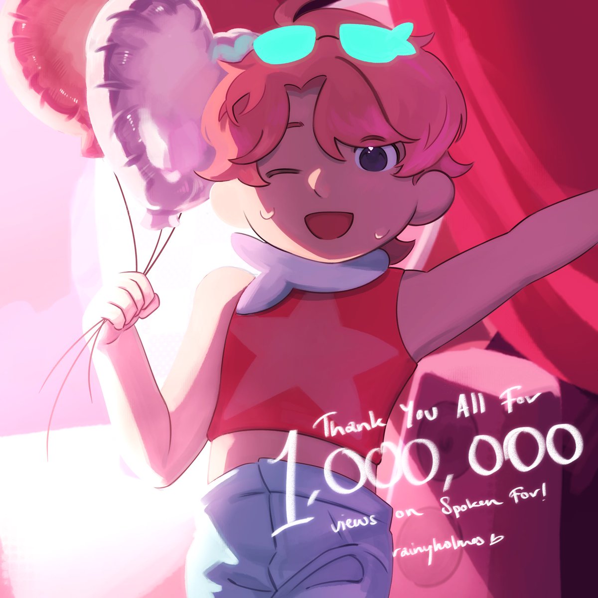 rainyholmes's tweet photo. 💖1 MILLION VIEWS💖
Thank you for 1 million views on my cover of Spoken For

I can’t even begin to describe how grateful I am for how far you’ve all taken me with this cover! 

#vocaloid #youtaite #rainyholmes https://t.co/fmm1bcDixg