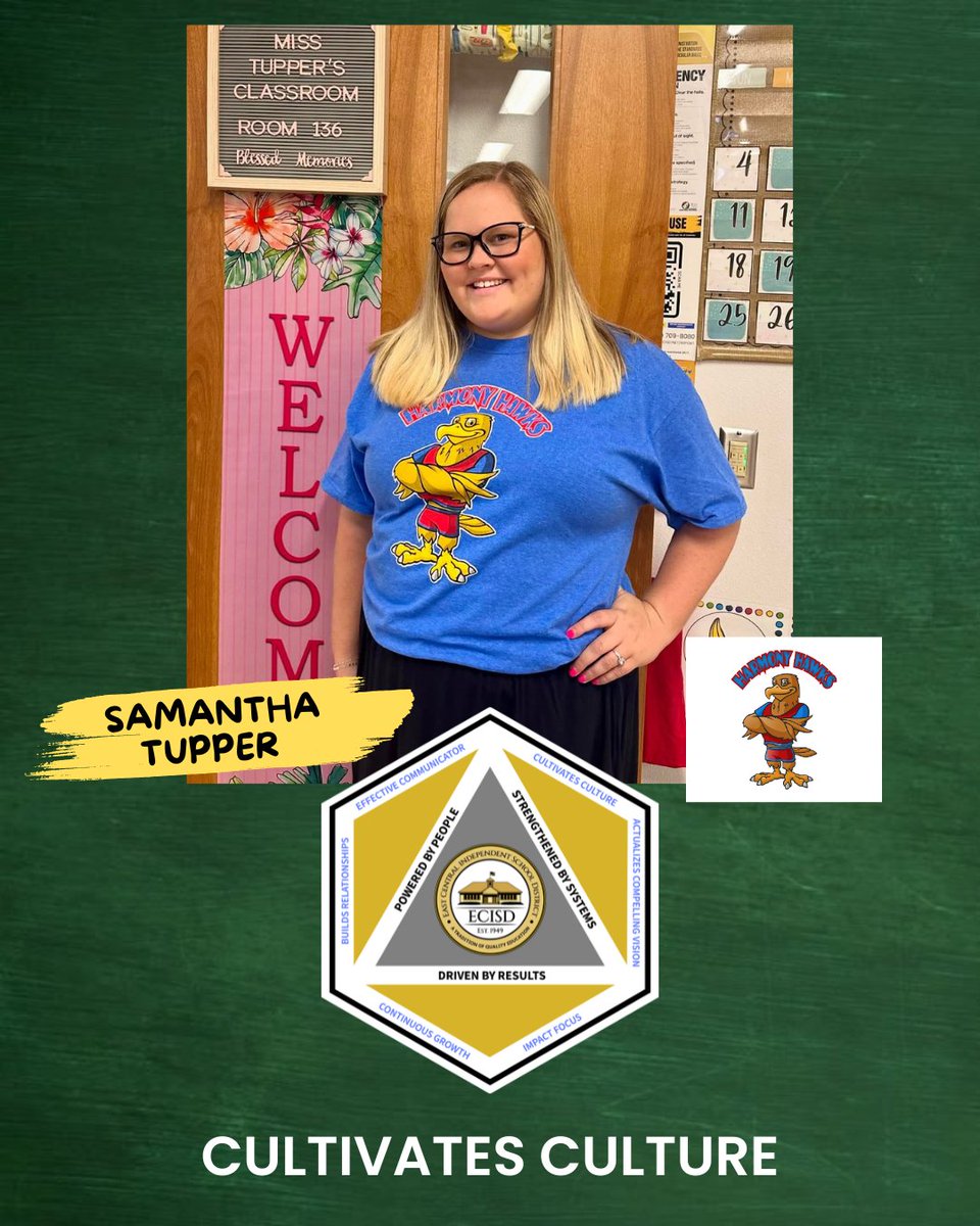 Harmony’s Samantha Tupper shines by Cultivating Culture! She builds belonging, mentors her team, engages families, and creates a classroom full of curiosity, confidence, and celebration.