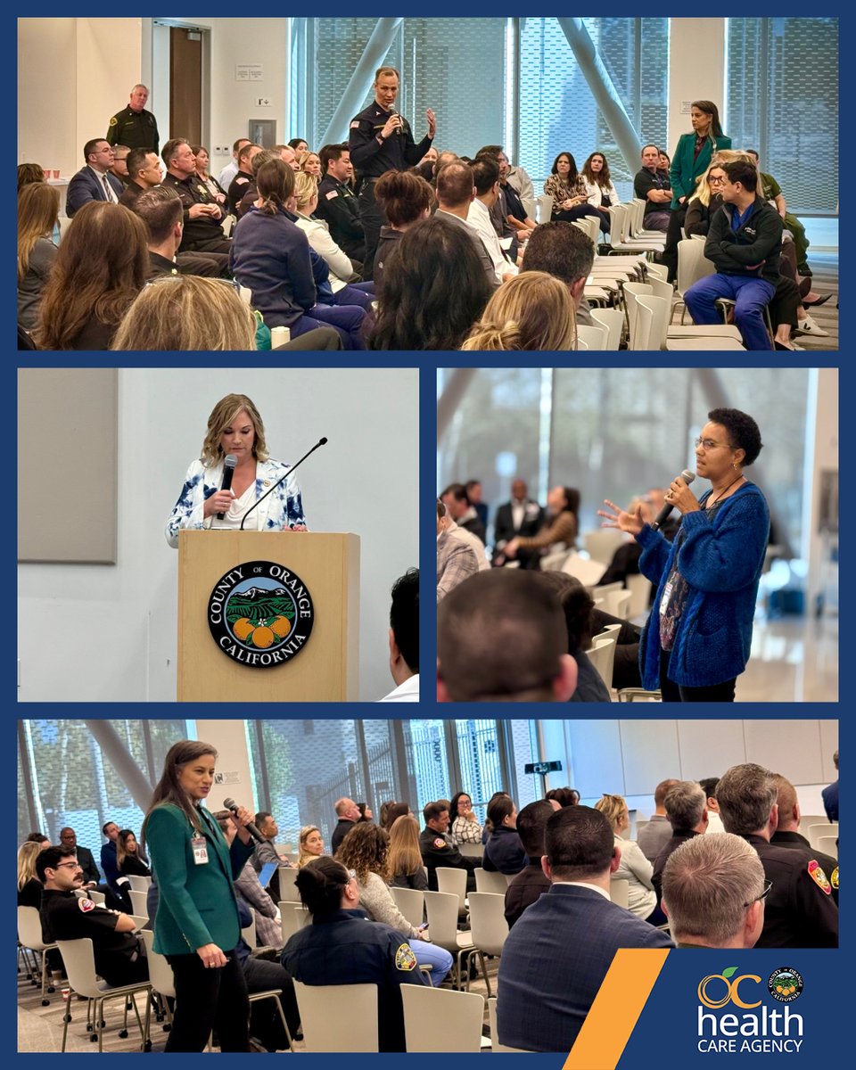 ochealth's tweet image. Excellent turnout at the inaugural OC EMS Trauma Systems of Care meeting. Strengthening collaboration, highlighting our trauma centers and partners, and advancing coordination to support patients across the trauma care continuum. 
#TraumaCare #EMS #ThisIsPublicHealth
