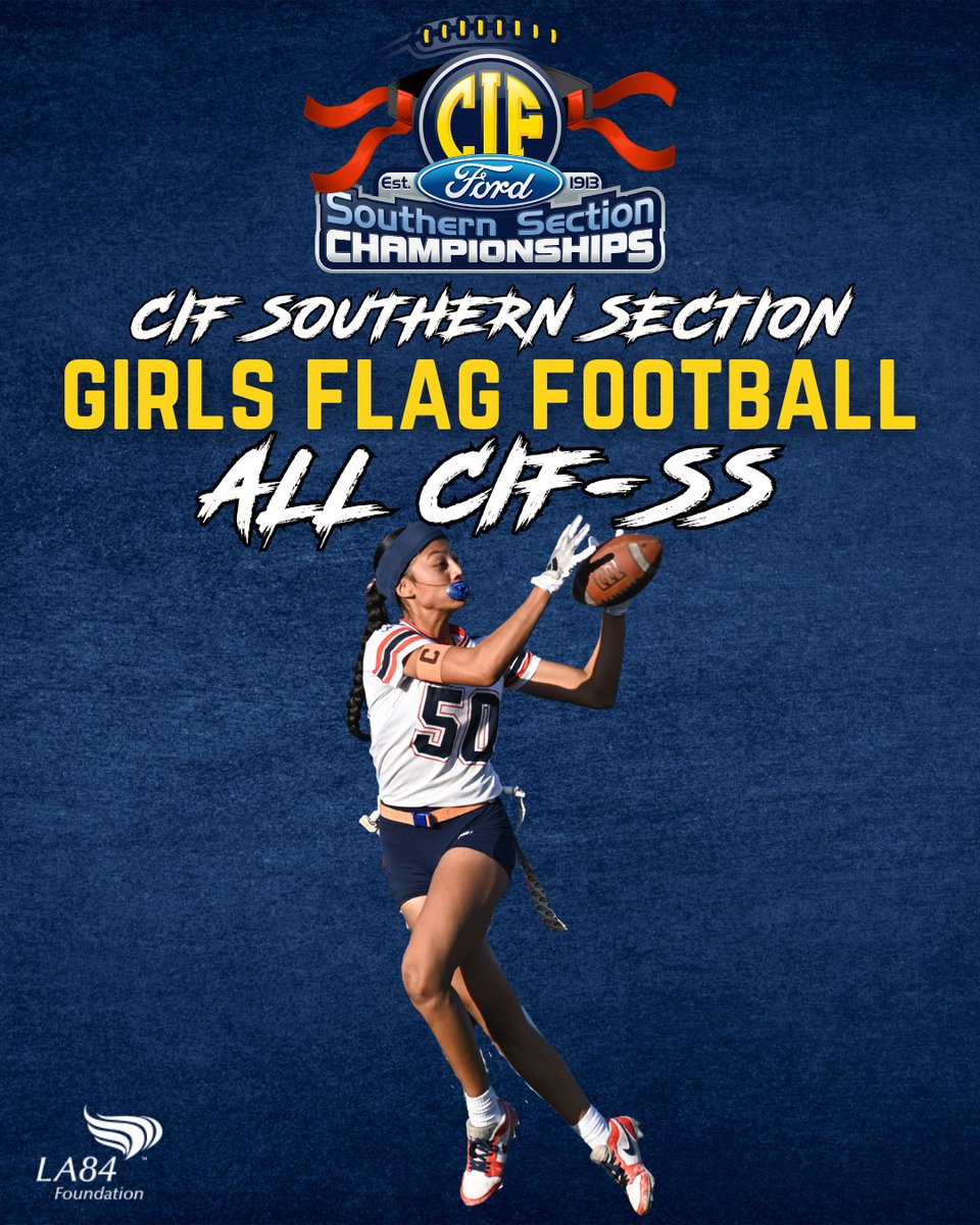 CIFSS's tweet photo. Here is your 2025 Girls Flag Football All CIF-SS Team! 🏈 Congratulations to everyone on a great season! 
https://t.co/ccZsQoBABK https://t.co/inAuQa8j2c