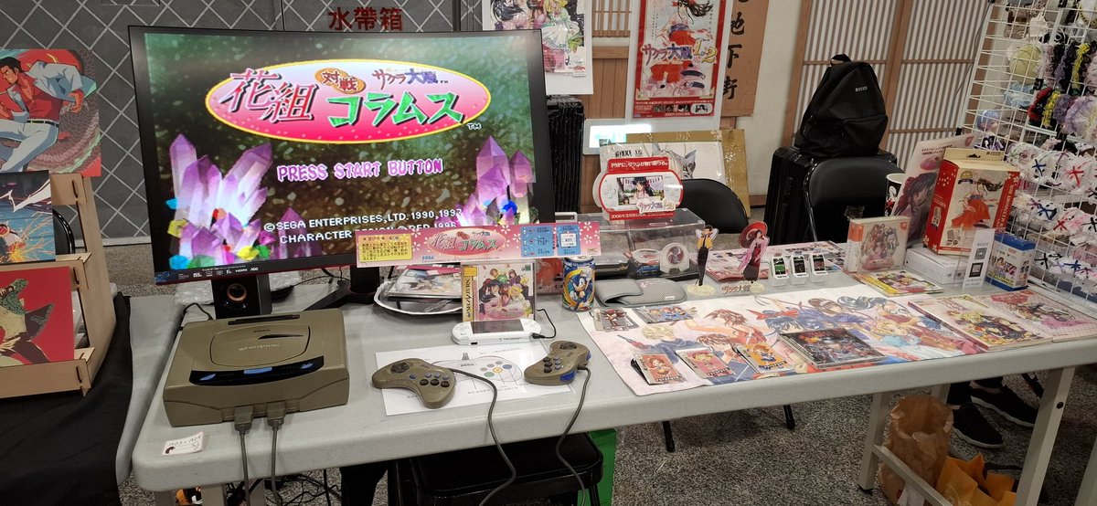 sasakigro's tweet photo. 台湾のサクラ大戦ファン、小簡です。
先週、台湾の同人イベントSEGA ONLY でサクラ大戦シリーズのブースを出展しました。今回のテーマは「サクラ大戦 花組対戦コラムス」と「サクラ大戦1＆2」です。ご興味がありましたら、ぜひ写真をご覧ください。

#SEGAONLY #サクラ大戦 #30週年お祝い https://t.co/aQoSpTWdiB