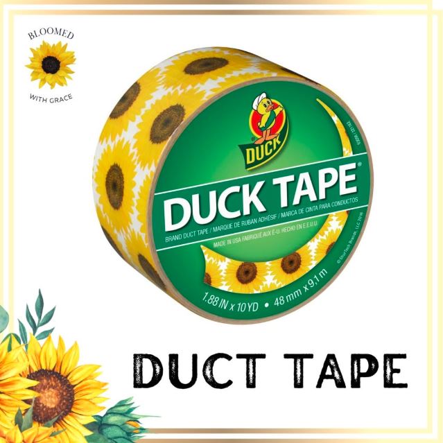 Sunflower_Print's tweet photo. 🌻 Who says repairs can’t shine? Stick sunflowers on it! 💛🔧 Brighten any project with Sunflower Pattern Duck Tape—perfect for patching, crafting, and decorating. Let your DIY bloom! 🌞

👉https://t.co/nGjehftWP5 #sunflowers

#sunflowerlove #sunflowerpattern #bloomedwithgrace https://t.co/jKm0lI8xBo