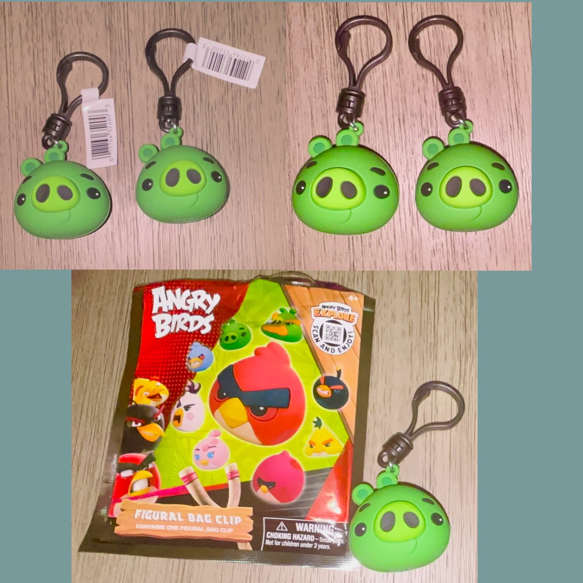 TiffanyArtist56's tweet photo. 🛍️ NEW HAUL 🛍️

I got two packs of the new   #AngryBirds Figural Blind Bag keychain Clips from #HotTopic today! I got two minion pigs but hey, as my friend said: you can never have too many minion pigs!

#AngryBirdsMerchandise #Monogram #blindbags #monograminternational https://t.co/lhDNfBxULE