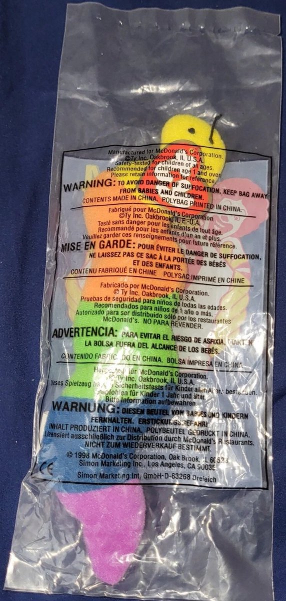 AlbertoMacias2's tweet image. 🎄 SEALED 1998 McDonald’s Ty Teenie Beanie “Inch” #4!
Perfect nostalgic Christmas gift 🎁
Mint in bag, never opened!
ebay.us/m/Q8IChC

merc.li/JtpxHw4Wb?sv=0

#McDonaldsToys #TeenieBeanie #90sNostalgia #ChristmasGift #HappyMealToys #BeanieBaby