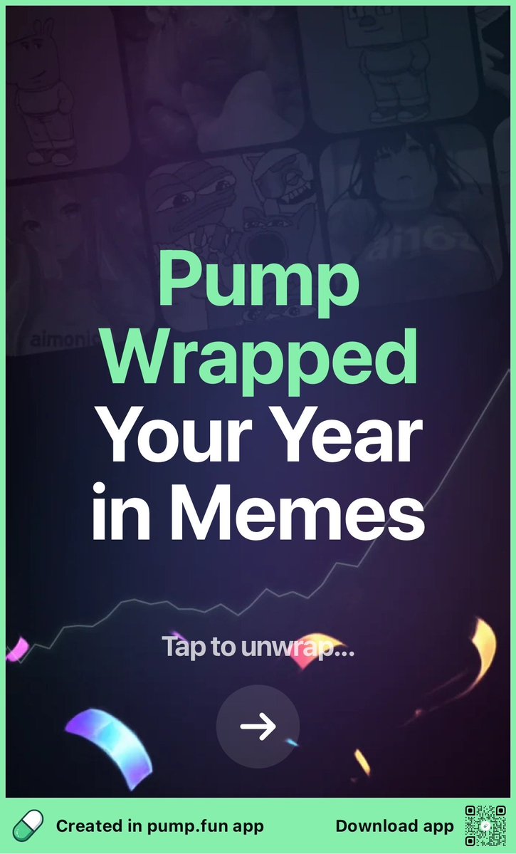 0xPradaa's tweet image. Pump Wrapped 2025 dropped today.

2026 is almost here and we will see peak bullrun soon, great things are coming.

Did you get cooked this year or make it out the trenches?

Drop yours below