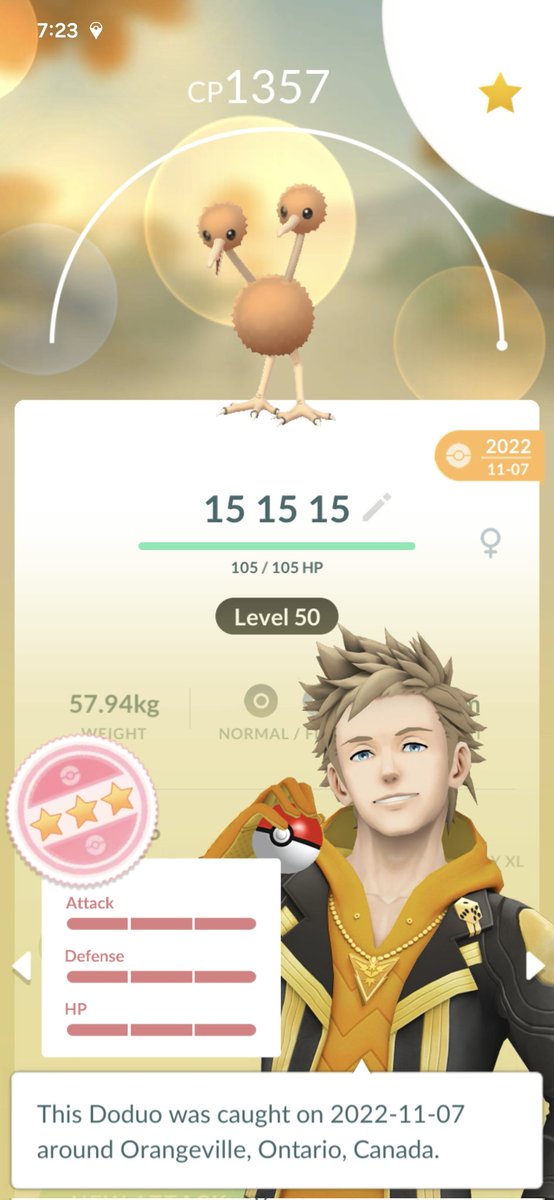 C0LERBEAR120's tweet photo. 📢🚨MAXOUT MONDAY FOLKS🚨📢
This week's #Maxoutmonday brought us back to the OG Gens.
Hundo Doduo, Electabuzz, Hitmonlee, and Ledyba built to
Level 50 💪
Gotta build em all 😈
#PokemonGO #CatchBerrySpin #HellRaiders #OntarioStrong https://t.co/EA4ZpCyIOD