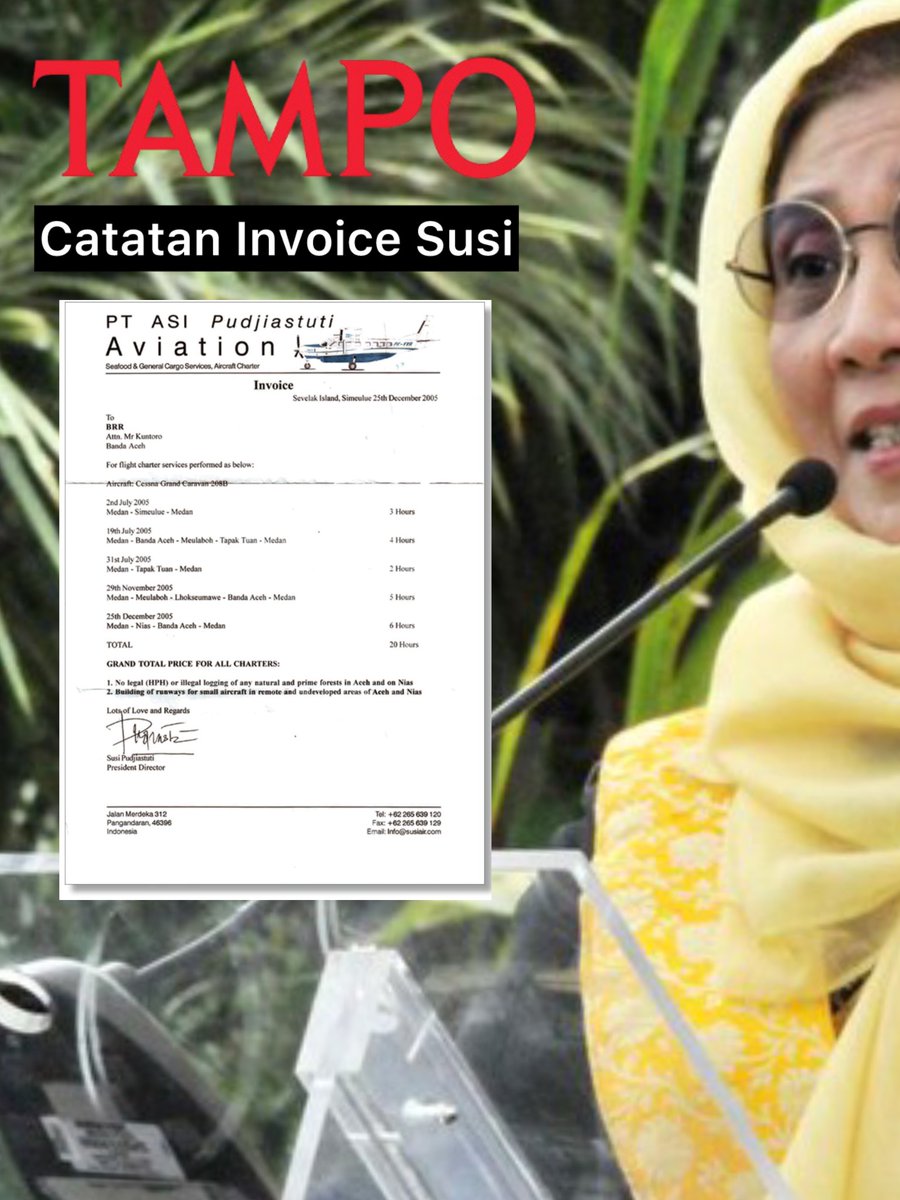 Invois ajaib ibu <a href="/susipudjiastuti/">Susi Pudjiastuti</a> 
di Aceh

Selengkapnya: 
facebook.com/share/p/17Zn9D…