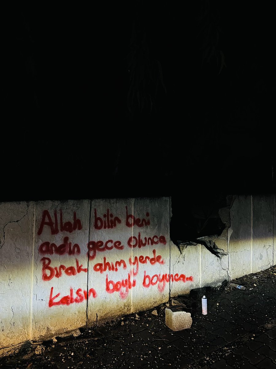 Allah bilir beni andın gece olunca...