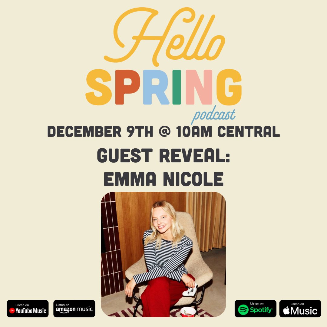 SpringSims's tweet image. Tomorrow at 10am CT the talented @hiemmanicole the founder of @theplaynist and 2025 @Forbes 30 Under 30 Europe Lister!

We&apos;ll dive into the evolution of the creator economy, how she stays grounded while building Playnist and its future in 2025.

fanlink.tv/hsp