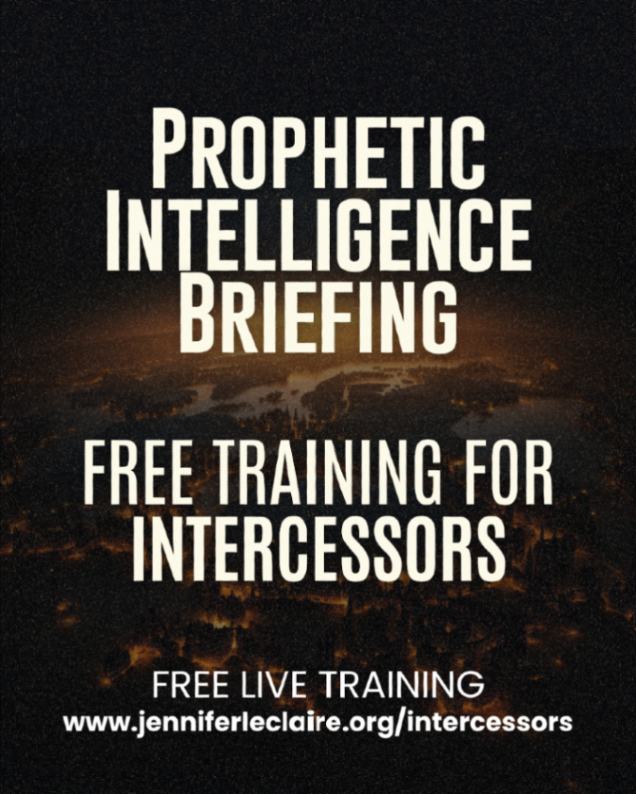 propheticbooks's tweet image. Join the FREE LIVE TRAINING! jenniferleclaire.org/intercessors

Prophetic intelligence is real. Learn how to discern what God is saying in real time.

Join and get equipped to intercede with accuracy in this season.

#PropheticIntelligence #Intercessors #PropheticTraining #PrayerTraining