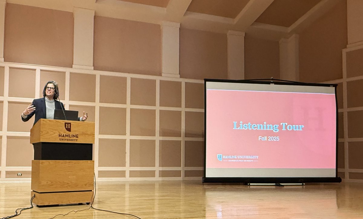 Hamline University tweet media