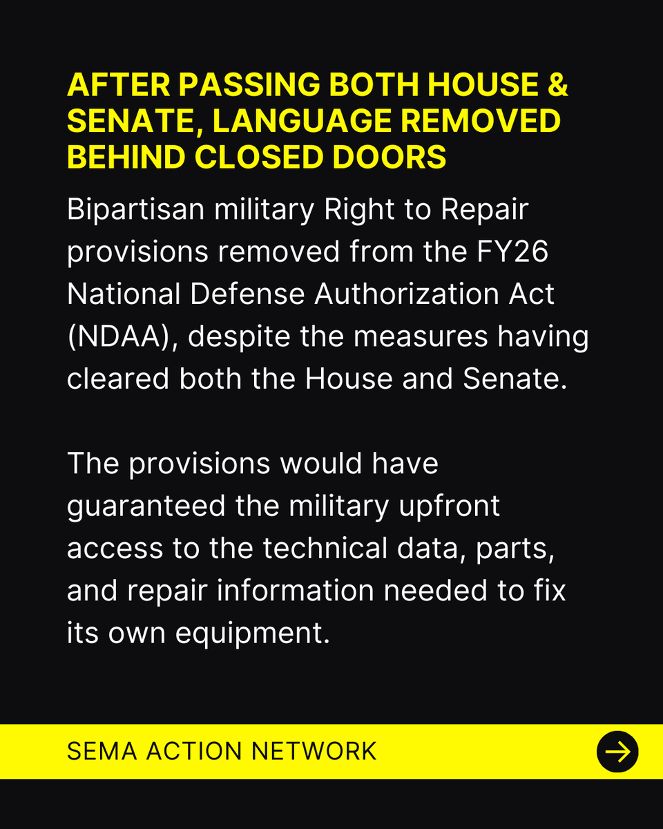 SEMA Action tweet media