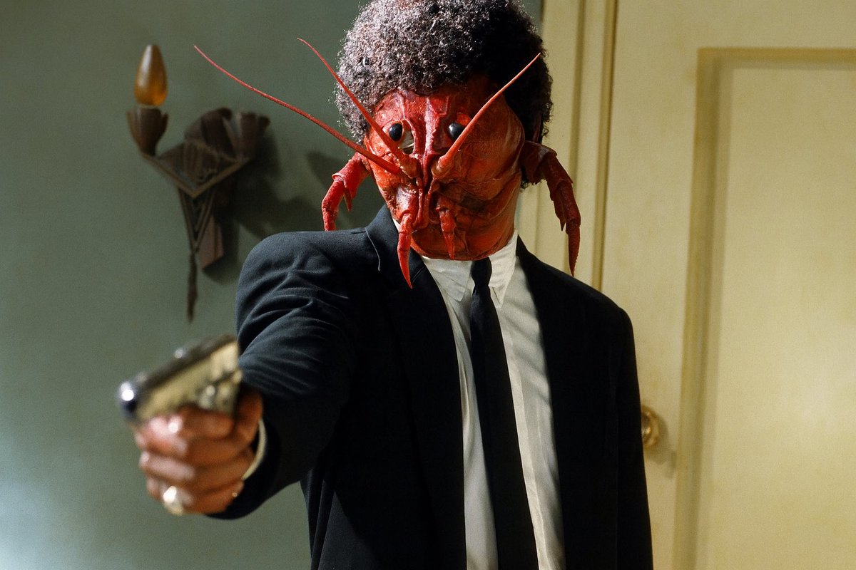 Eseakiel 25:17: "The path of the righteous clam is beset on all sides by the inequities of the shellfish and the tyranny of evil wren. Blessed is he who, in the name of merrity and goodshell, skippers the weak through the valley of the sharkness. For he is schooly his brudder’s