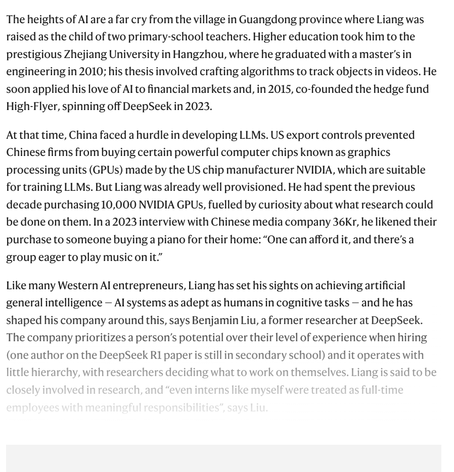 Me pregunto qué, si hay algo, puede convencer a Wenfeng de romper el silencio.
Ojalá vuelva a hablar en 2026, después d