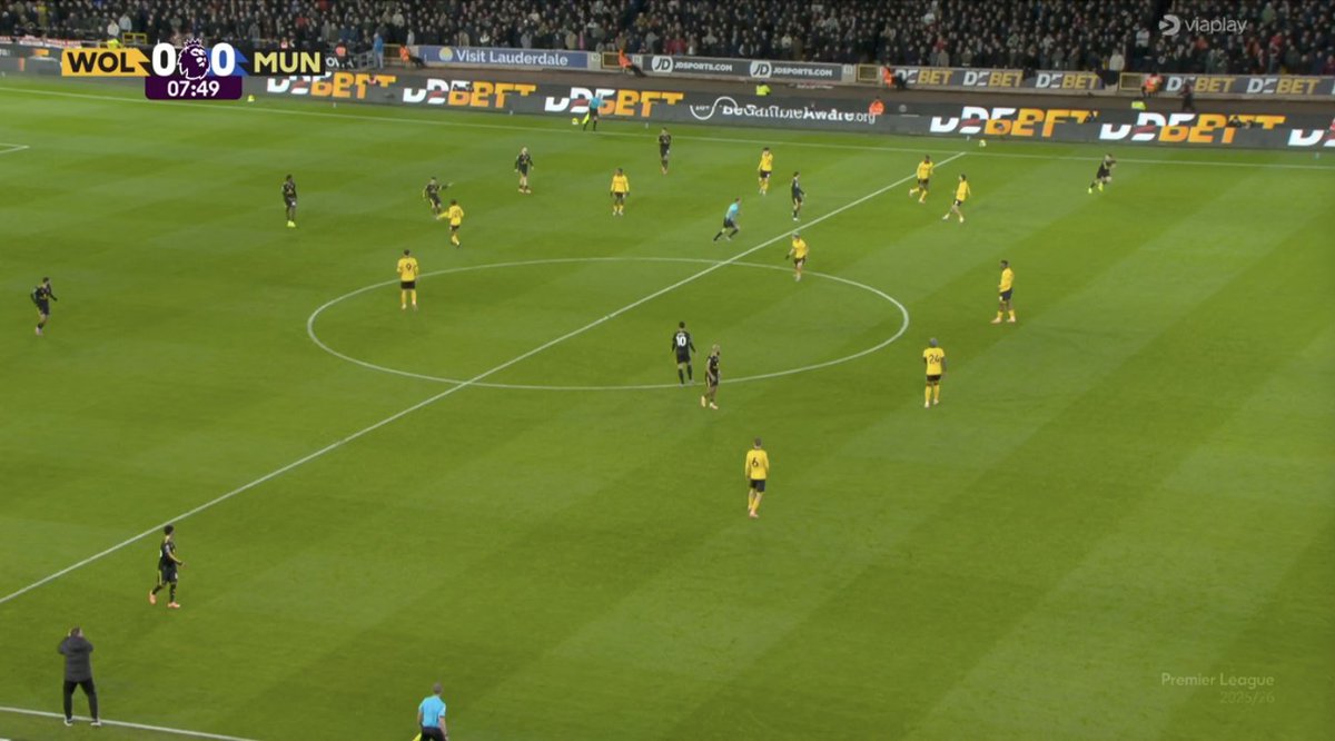 TouchlineX's tweet image. 📸 - LOOK AT THIS DEFENDING BY WOLVES!

NO WONDER THEY ARE BOTTOM OF THE LEAGUE, THEIR DEFENSE IS AS OPEN AS A 24/7 WAFFLE HOUSE!