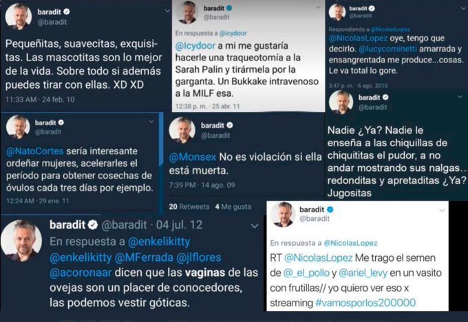 chilequerido301's tweet image. Esto decía el DEGENERADO de Baradit de las escolares y las mujeres en general🤬✊🏾💩🤢🤮👇👇👇