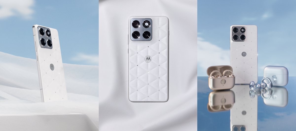 MOTOROLA DEBUTS EXCLUSIVE SPECIAL EDITION PANTONE COLOR OF THE YEAR 2026 MOTOROLA EDGE 70

Read more: fashiontrendsetter.com/v2/2025/12/08/… 

via <a href="/FTrendsetter/">Fashion Trendsetter</a>

Photos courtesy of Motorola 

#Motorola #Pantone #CloudDancer