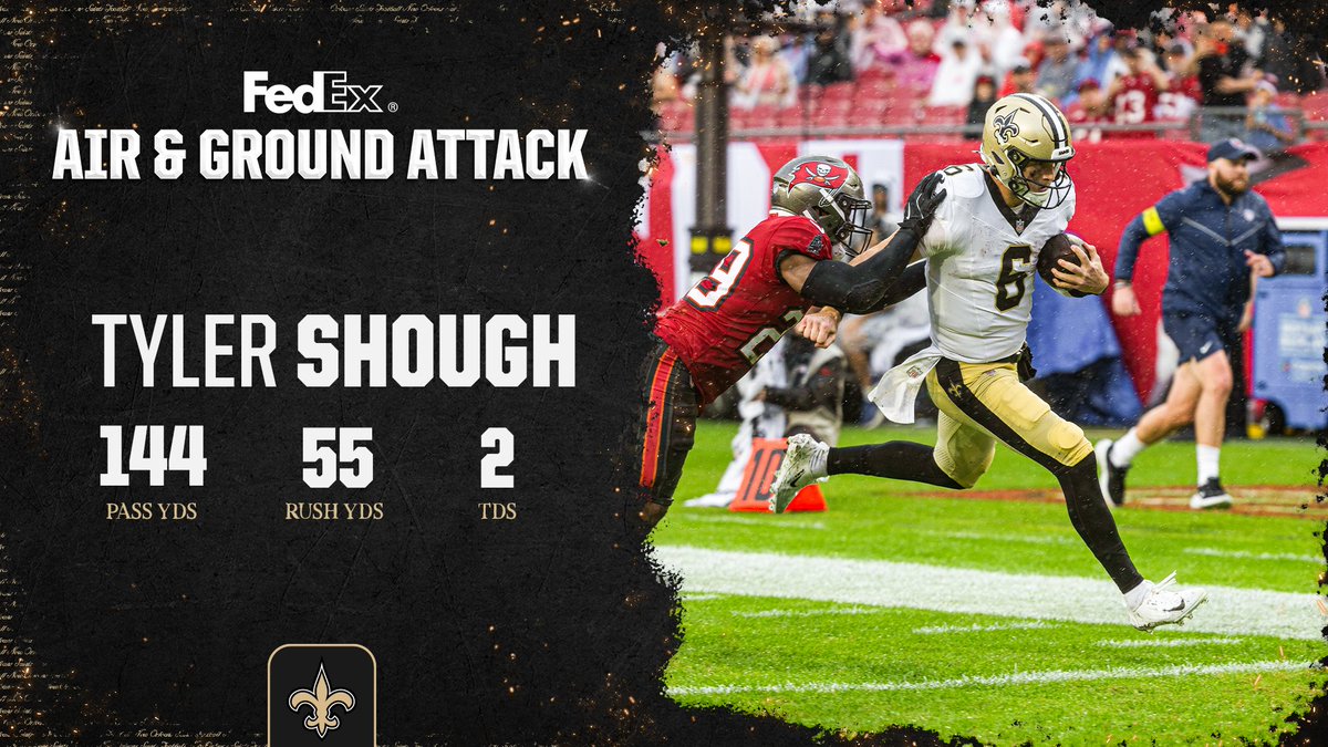 Shough it up
#Saints | @FedEx